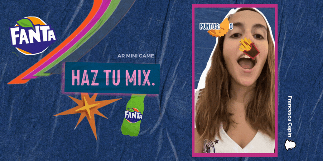 Famnta AR game Yummy Haz tu mix AR experiences